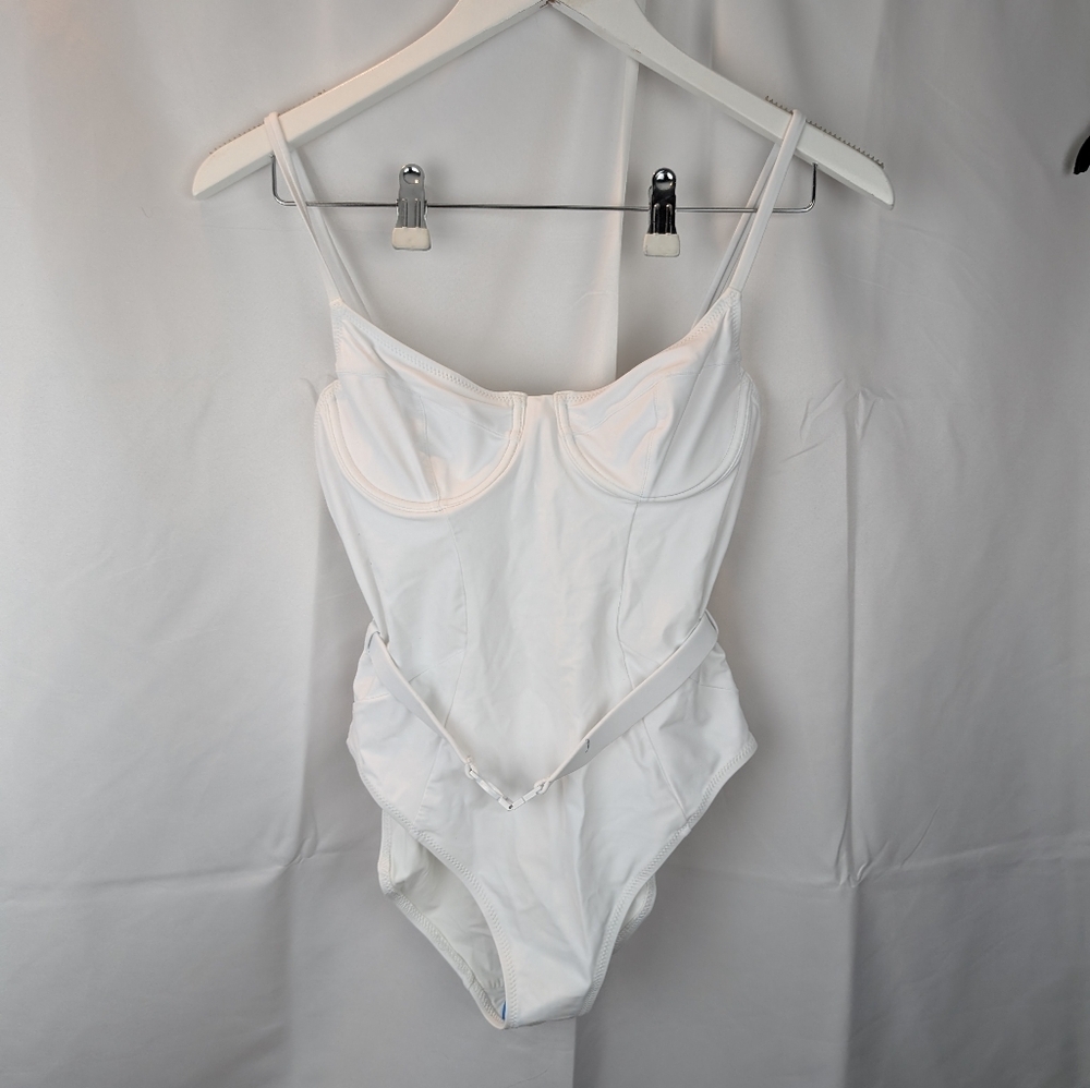 Solid & Striped the Spencer Cream swimsuit size S BNWT - Picture 3 of 9